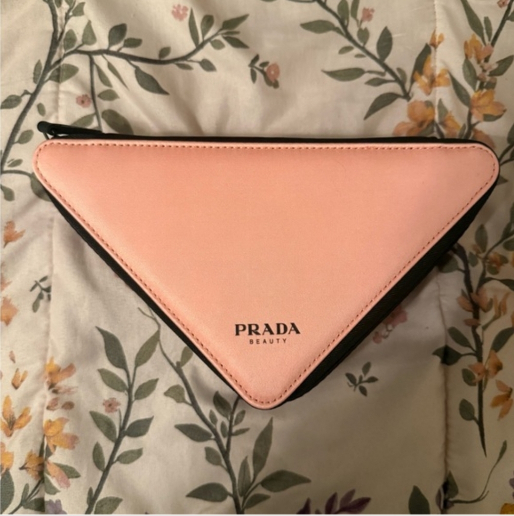 Prada Beauty Triangle Clutch Makeup Pouch - Picture 2 of 6